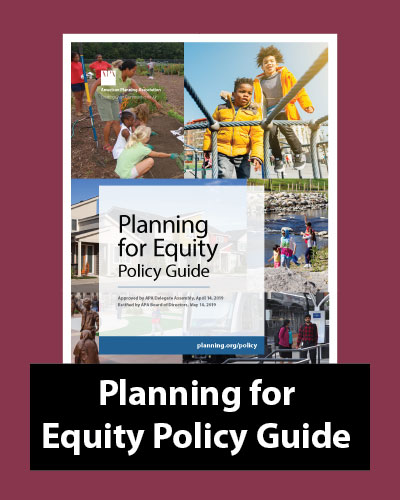 Planning for Equity Policy Guide
